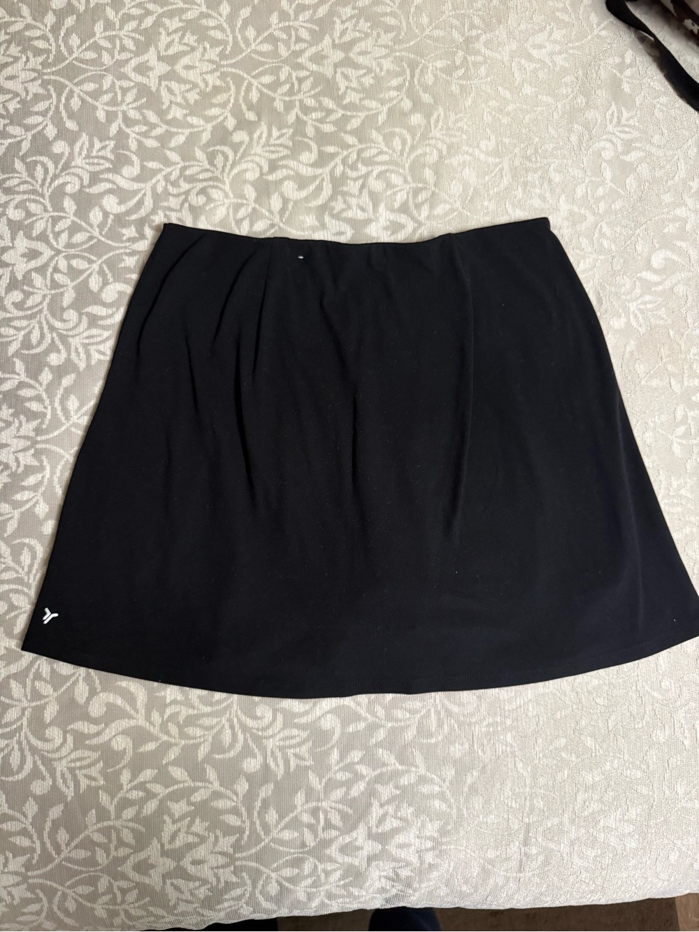 Old Navy Black Mini Skirt with Subtle Logo